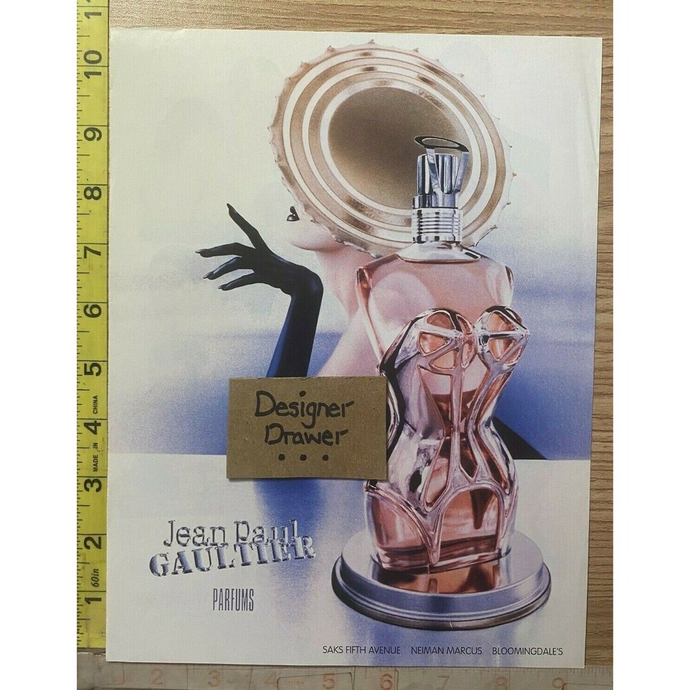 Jean Paul Gaultier Parfums 2007 Campaign Torso Bottle Print Advertisement